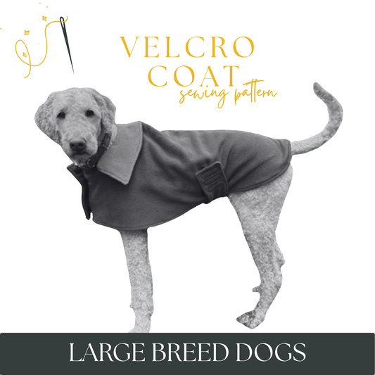 Large Dogs Velcro Coat in sizes 10-12
