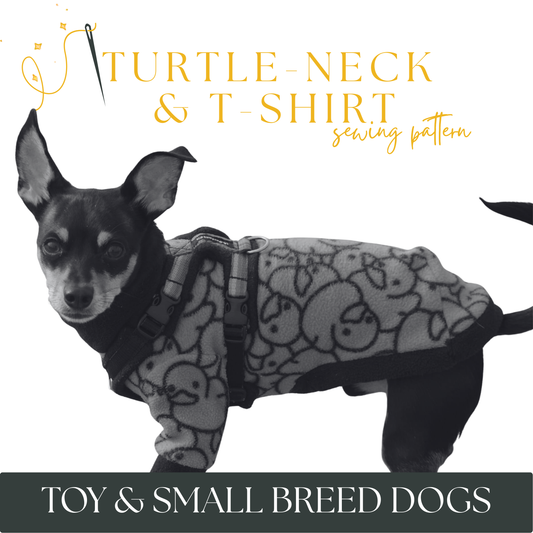 Toy & Small Breed Pet Turtle Neck/T-shirt in size 1-3