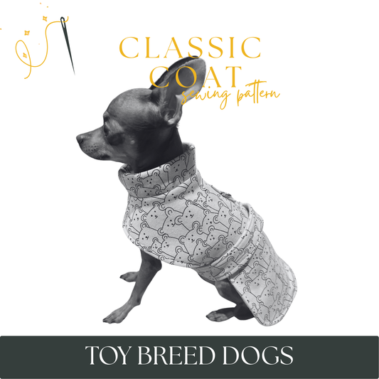 Toy & Small Dogs Classic Coat and Rain Coat in Sizes 1-3