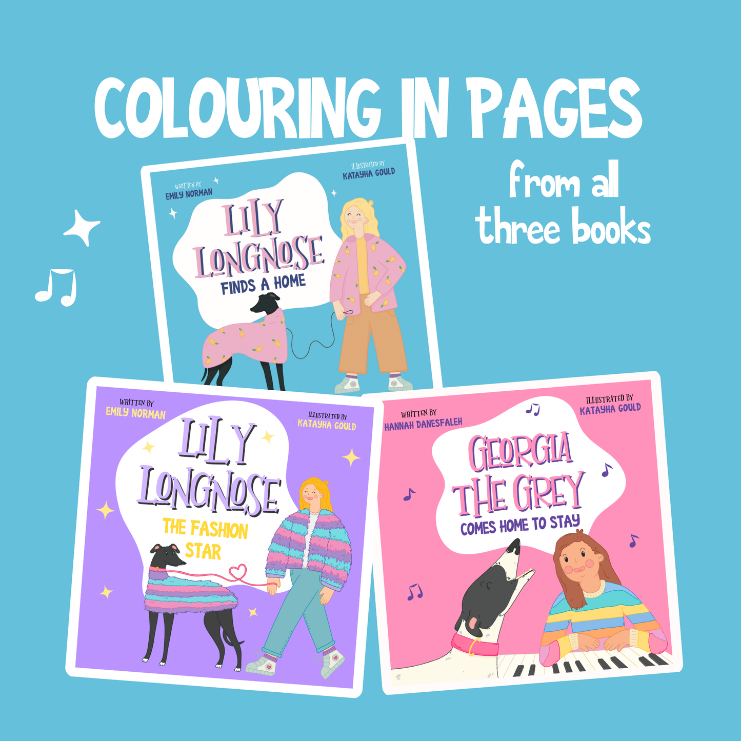 Lily Longnose Colouring In