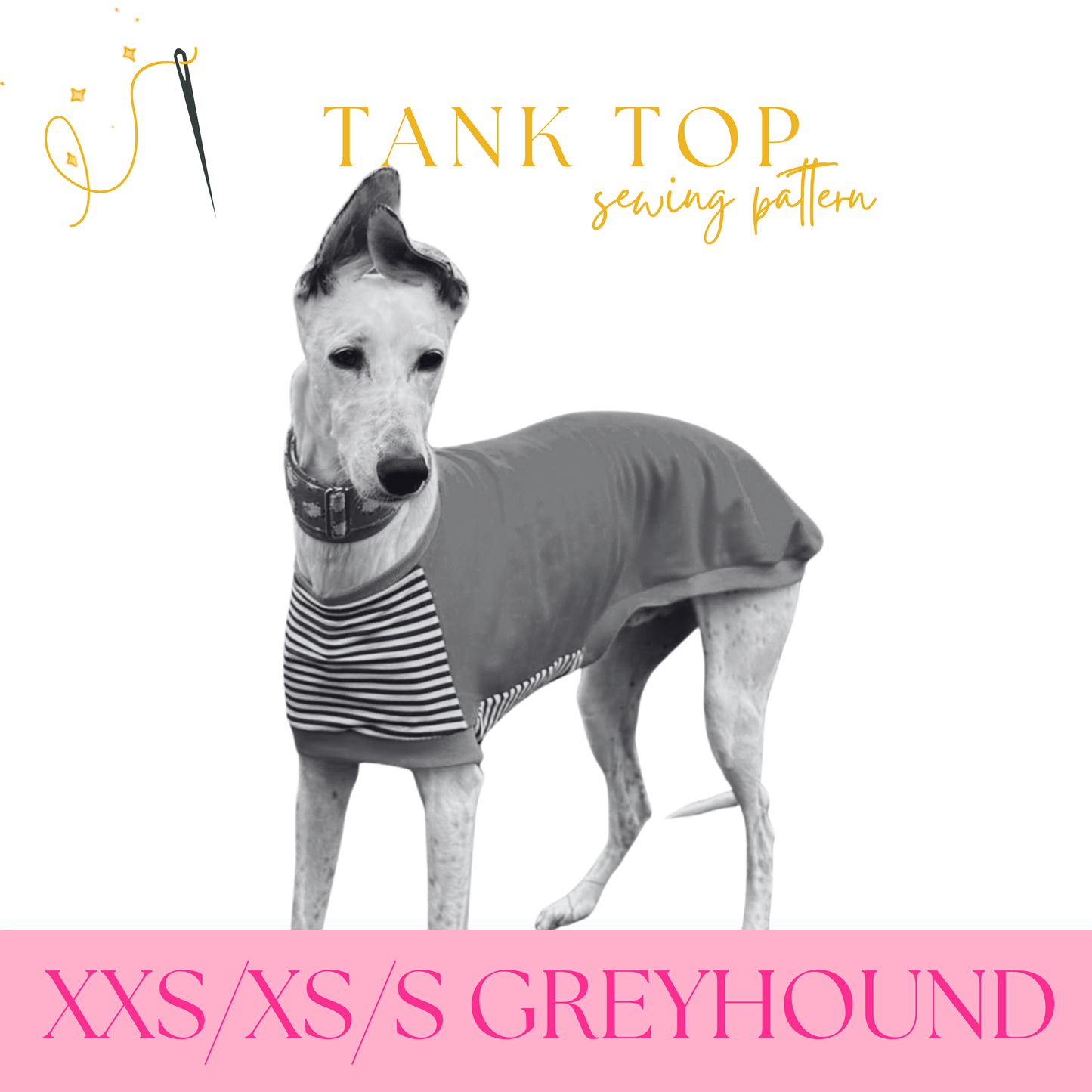 Greyhound Tank Top T-shirt in XXS/XS/S