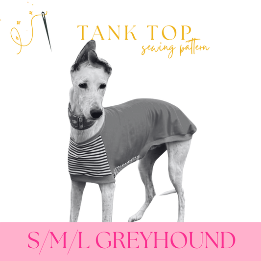 Greyhound Tank Top T-shirt in S/M/L