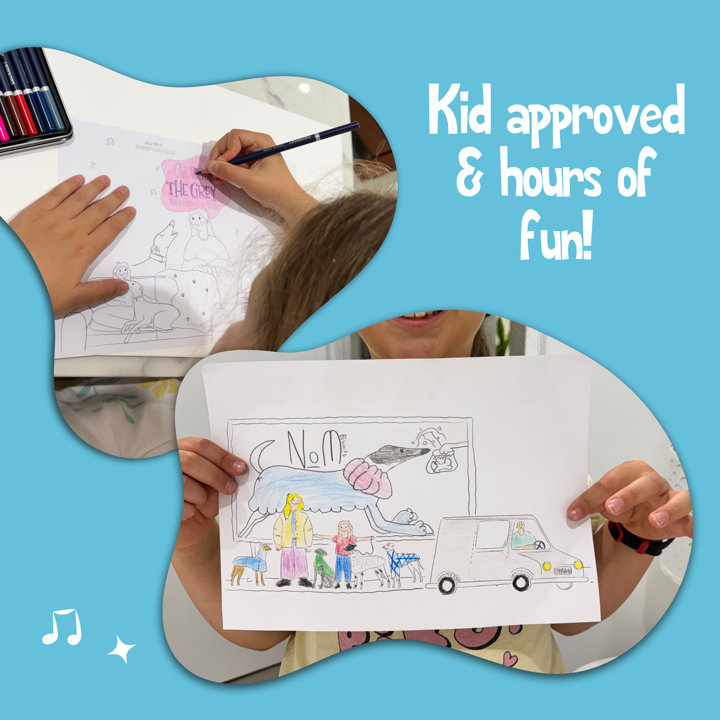 Lily Longnose Colouring In