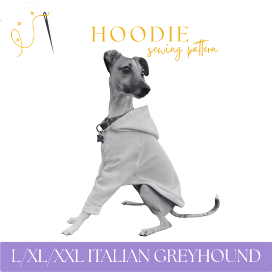 Italian Greyhound Hoodie / Jumper in XXL/XL/L