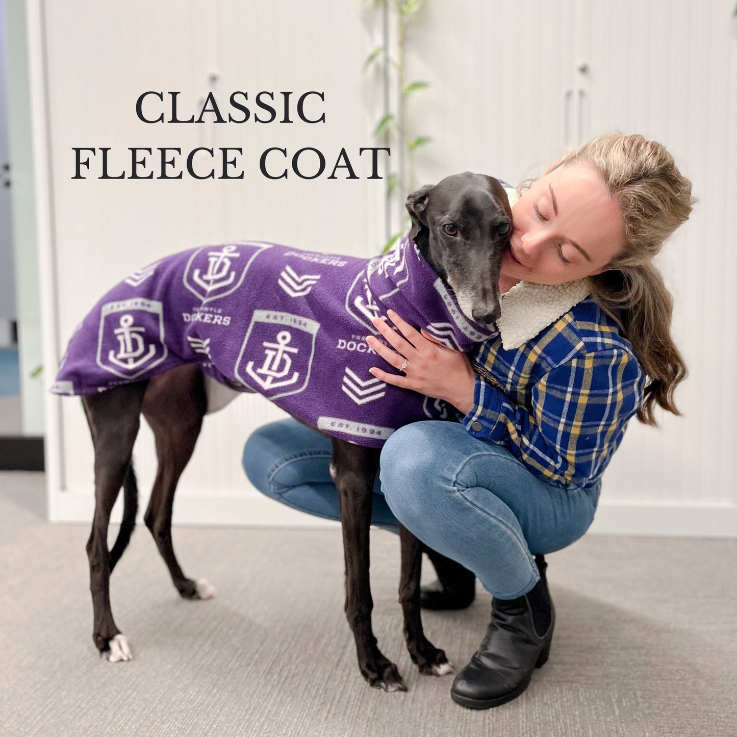 Greyhound Fleece Coat and Rain Coat in sizes L/XL/XXL