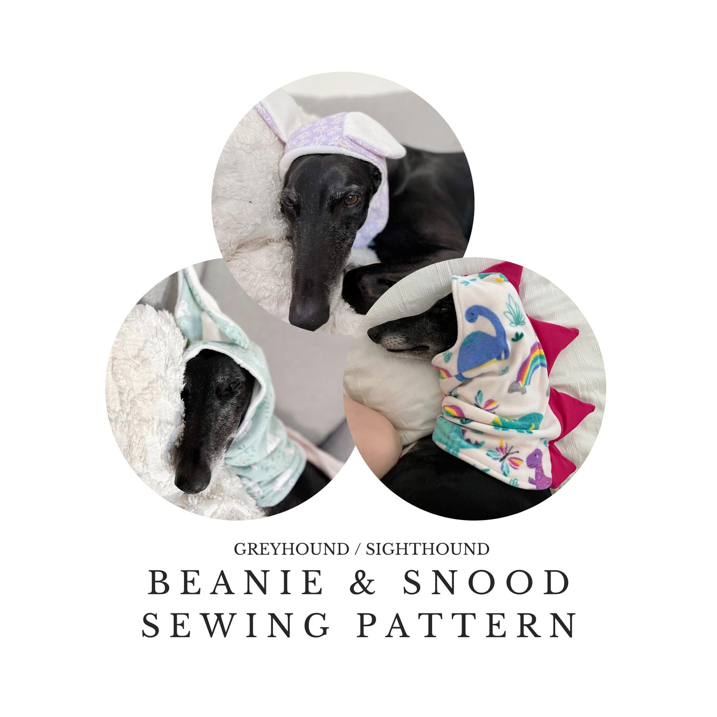 L / XL Dog Beanie / Snood / Head Neck Warmer