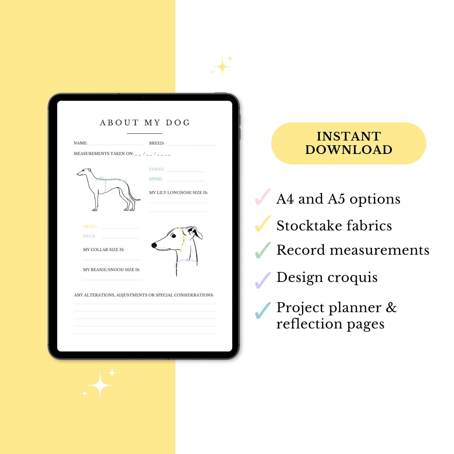 Sewing Planner / Journal