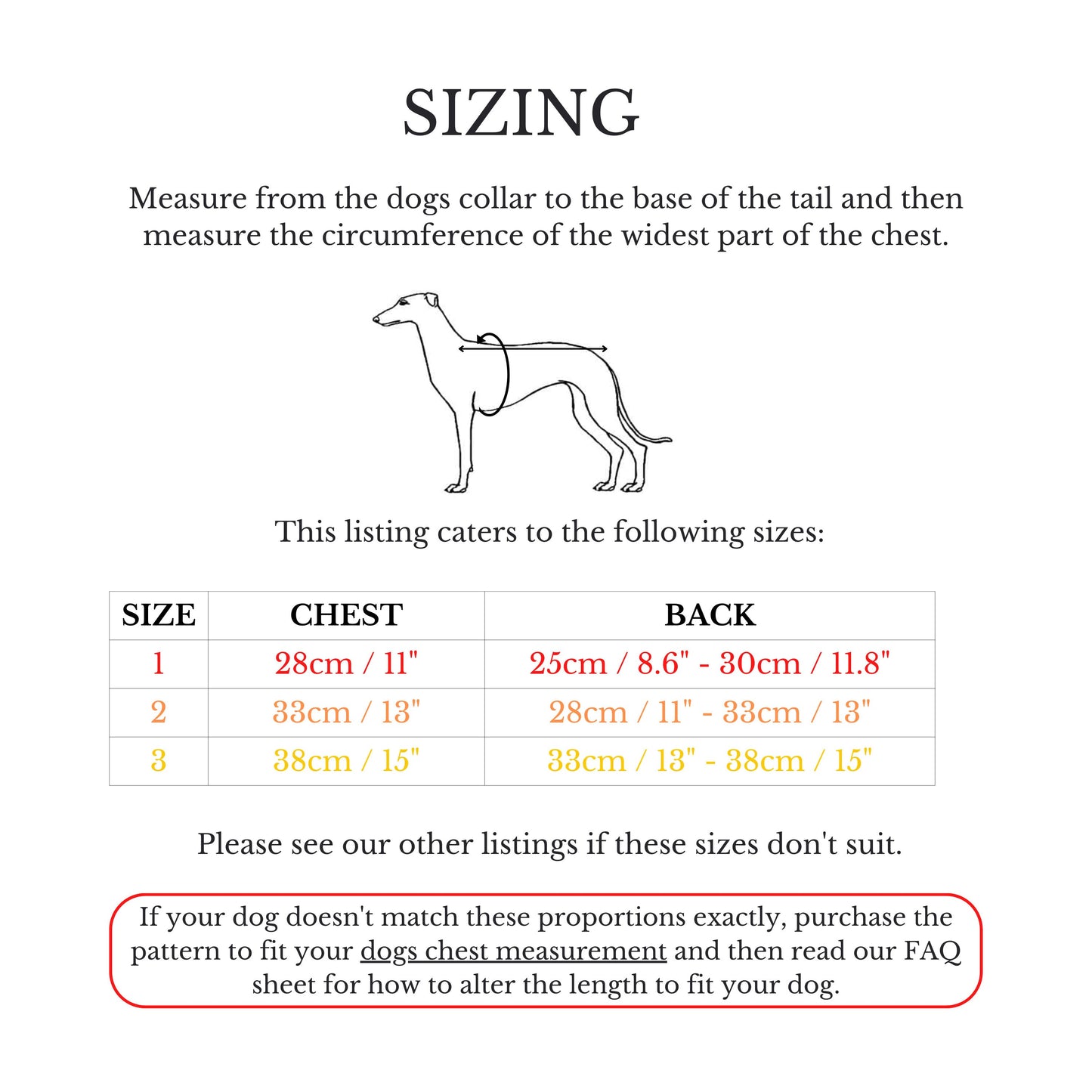 Toy & Small Dogs Velcro Coat in sizes 1-3