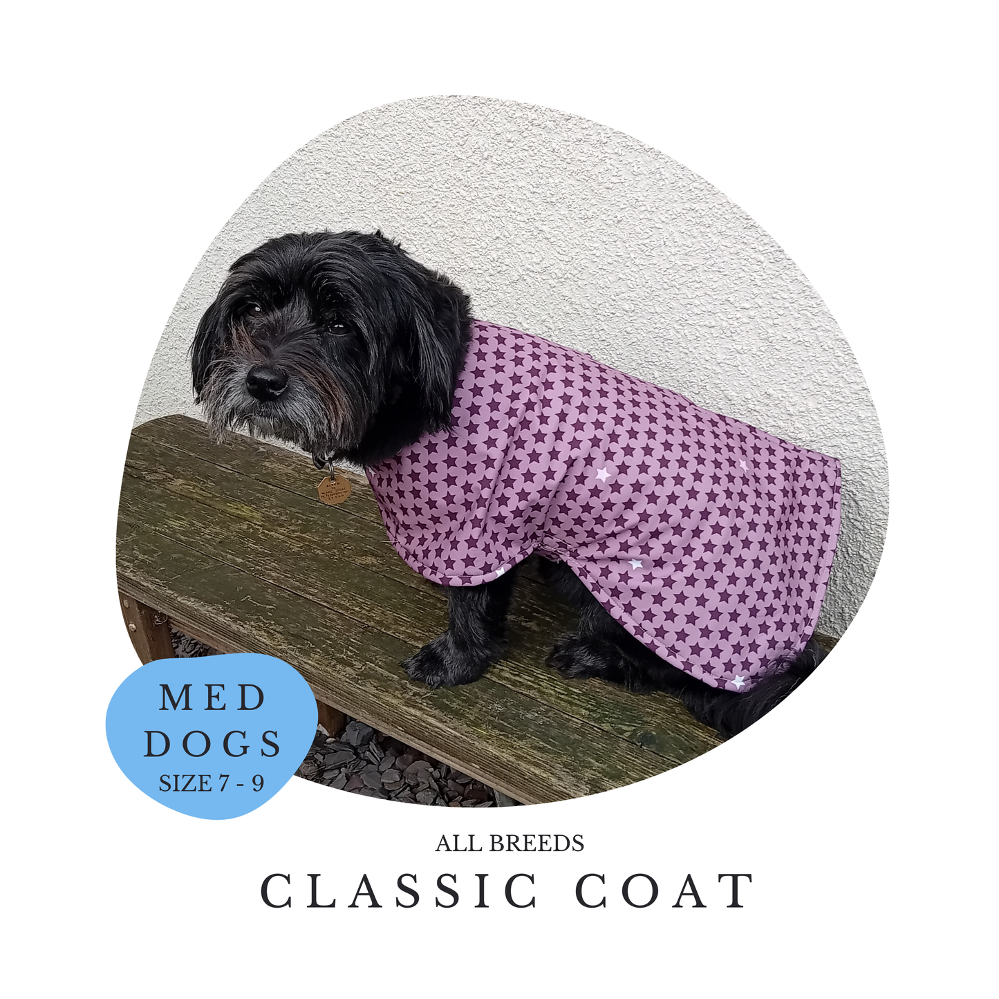 MEDIUM Dogs Classic Coat (7-9)