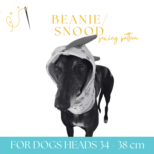 S / M Dog Beanie / Snood / Head Neck Warmer