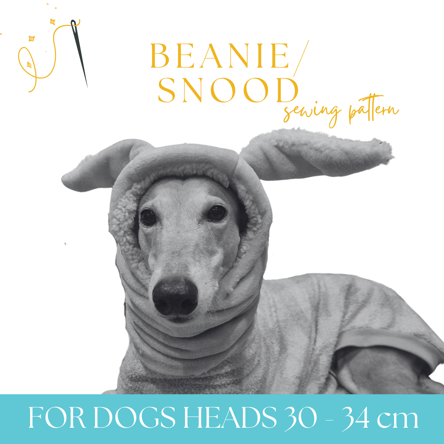 XXS / XS Dog Beanie / Snood / Head Neck Warmer