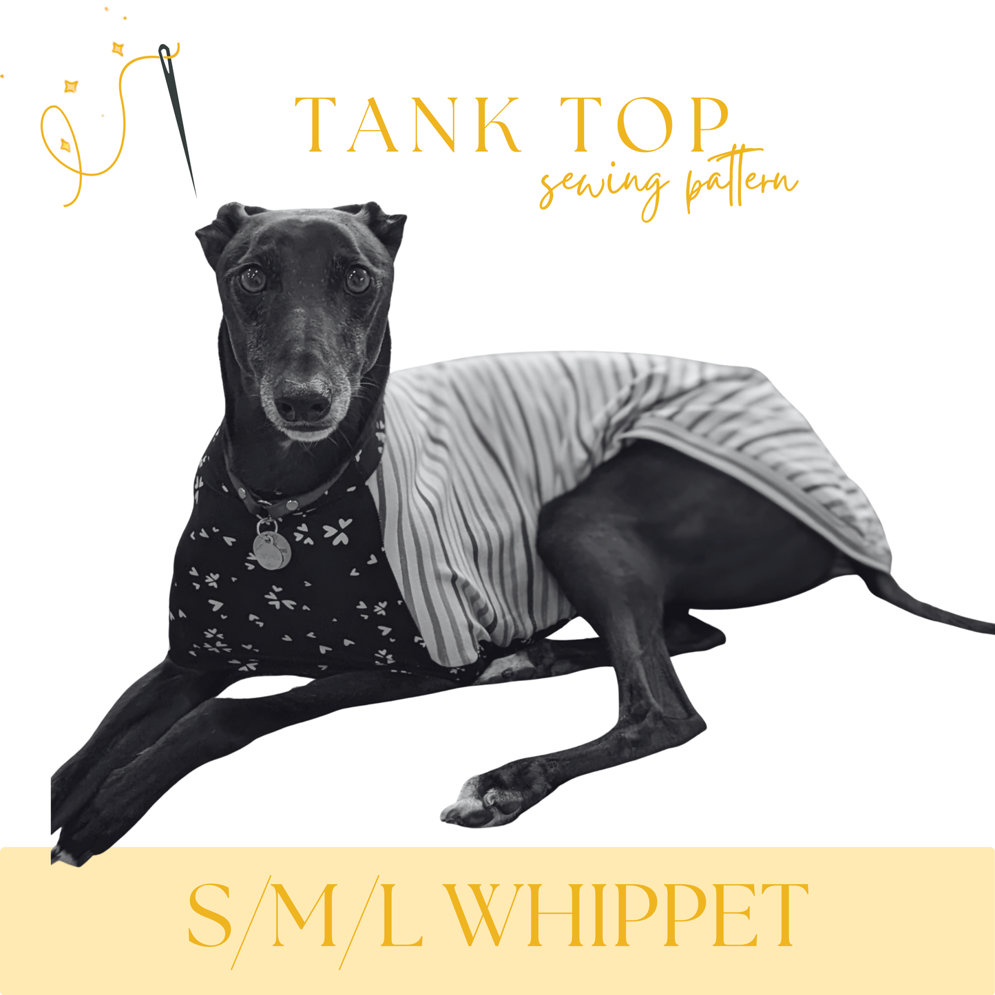 Whippet Tank Top T-shirt in S/M/L