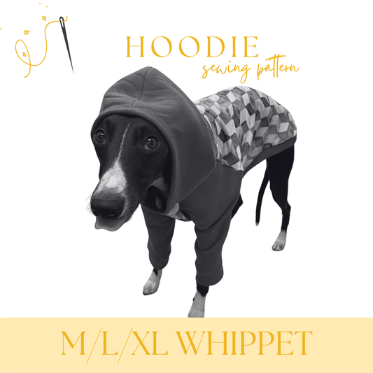 XL/L/M Whippet Hoodie / Jumper in XL/L/M