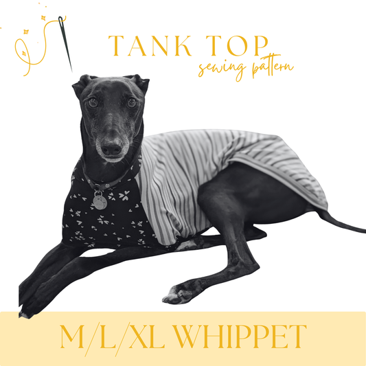 Whippet Tank Top T-shirt in XL/L/M