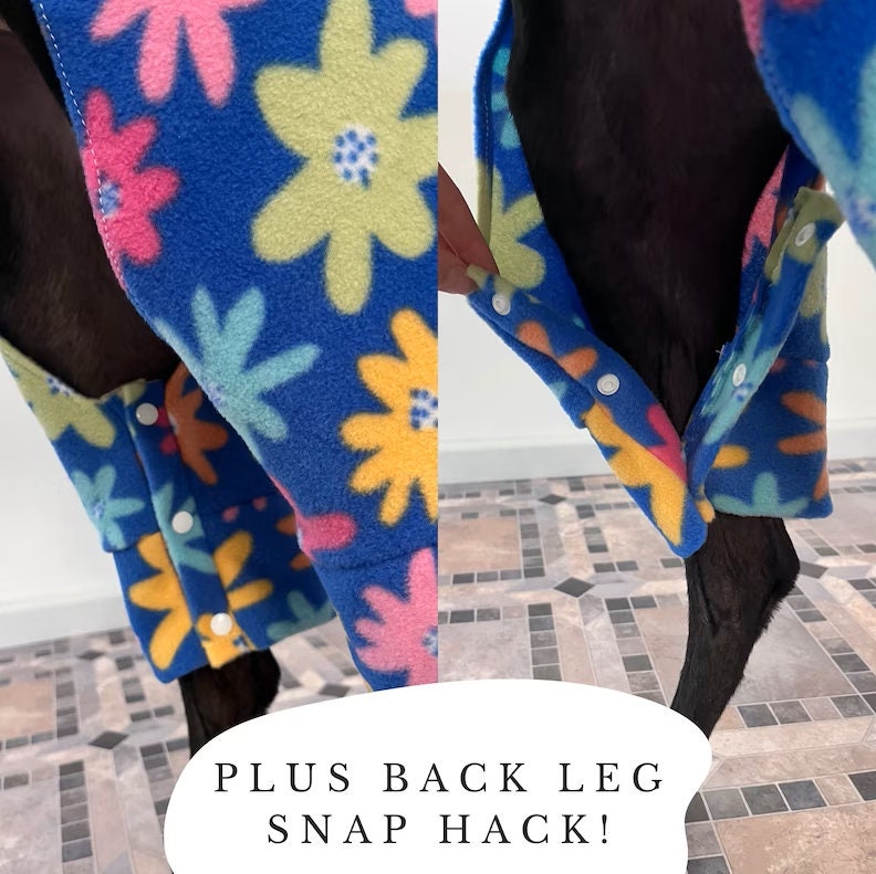 S/M/L Italian Greyhound 4-Leg Pyjamas