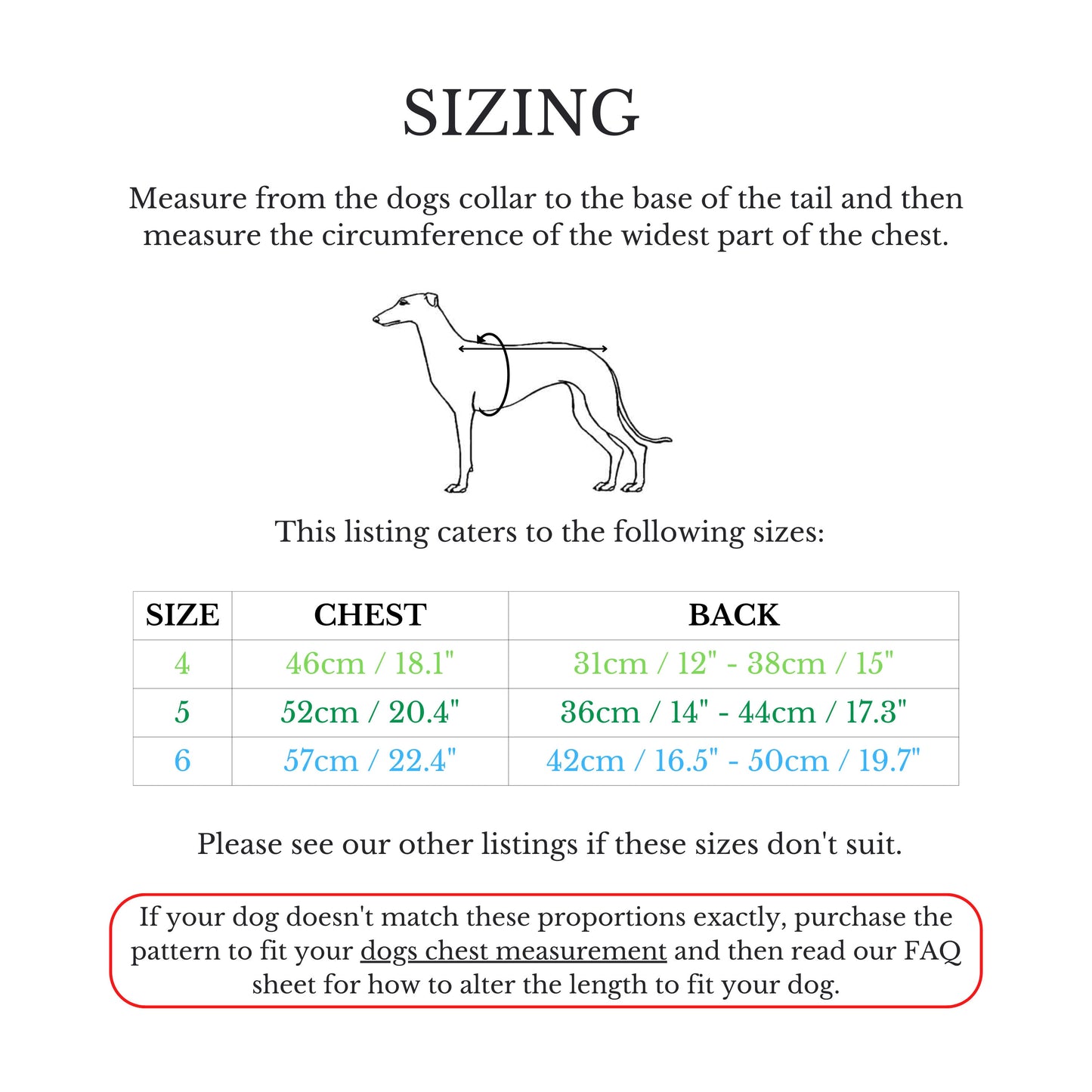 SML - MED Dogs Velcro Coat (4-6)