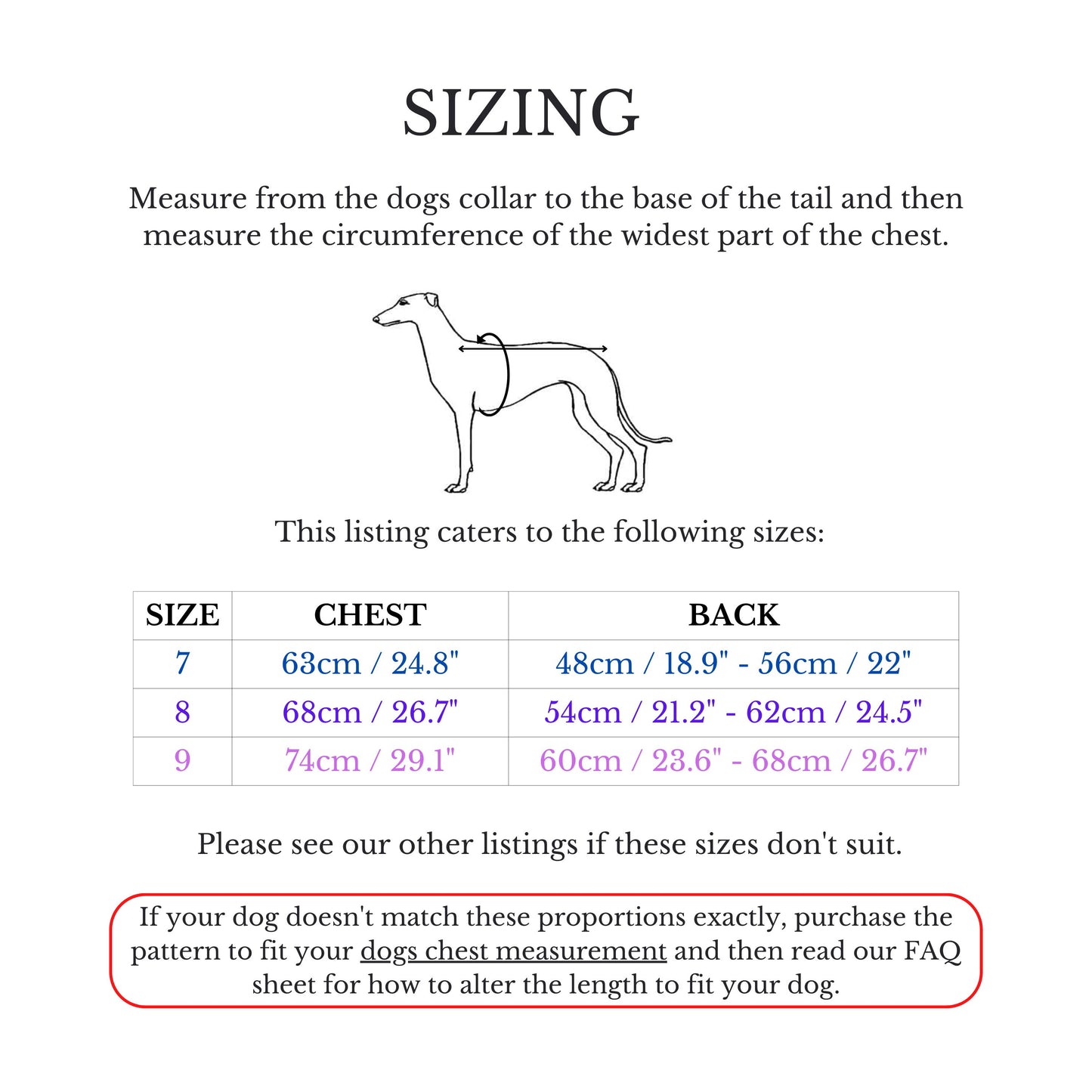 MEDIUM Dogs Velcro Coat (7-9)